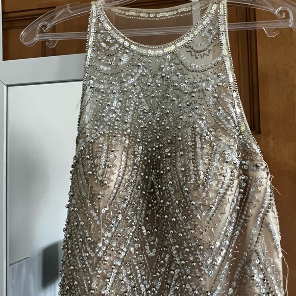 Beautiful Dave & Johnny Red/Gold Prom Dress - Picture 2 of 5